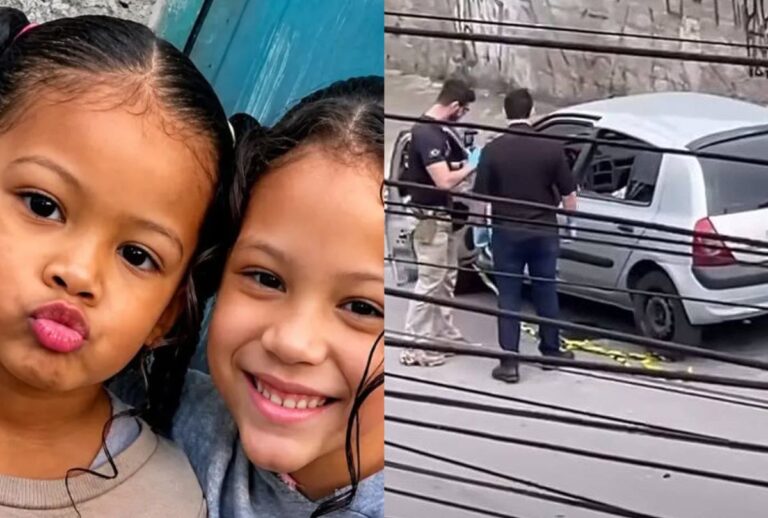 Ísis Helena, de 3 anos, e Laís Heloísa, de 5 anos