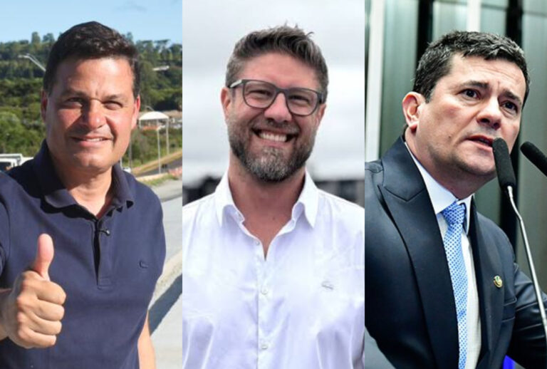Sandro Alex, Requião Filho e Sergio Moro