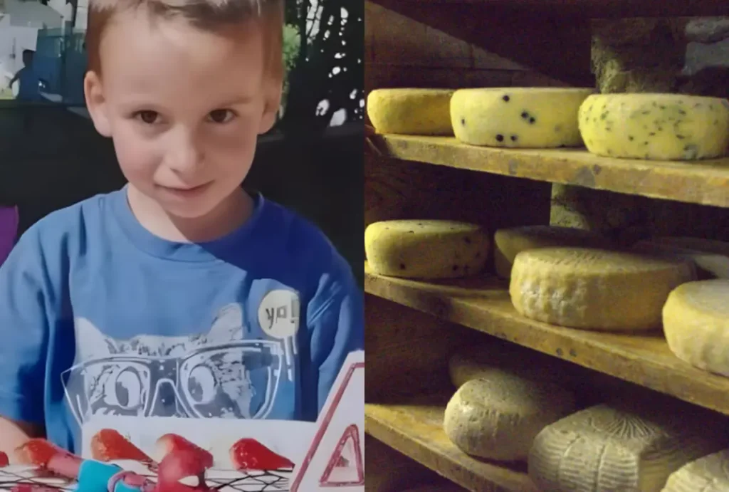 Menino come queijo e morre nove anos depois