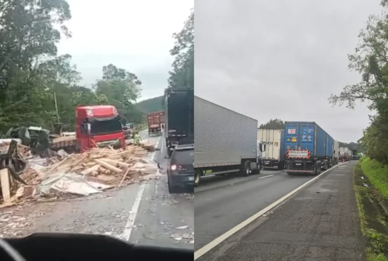 Régis Bittencourt com trânsito no sentido São Paulo