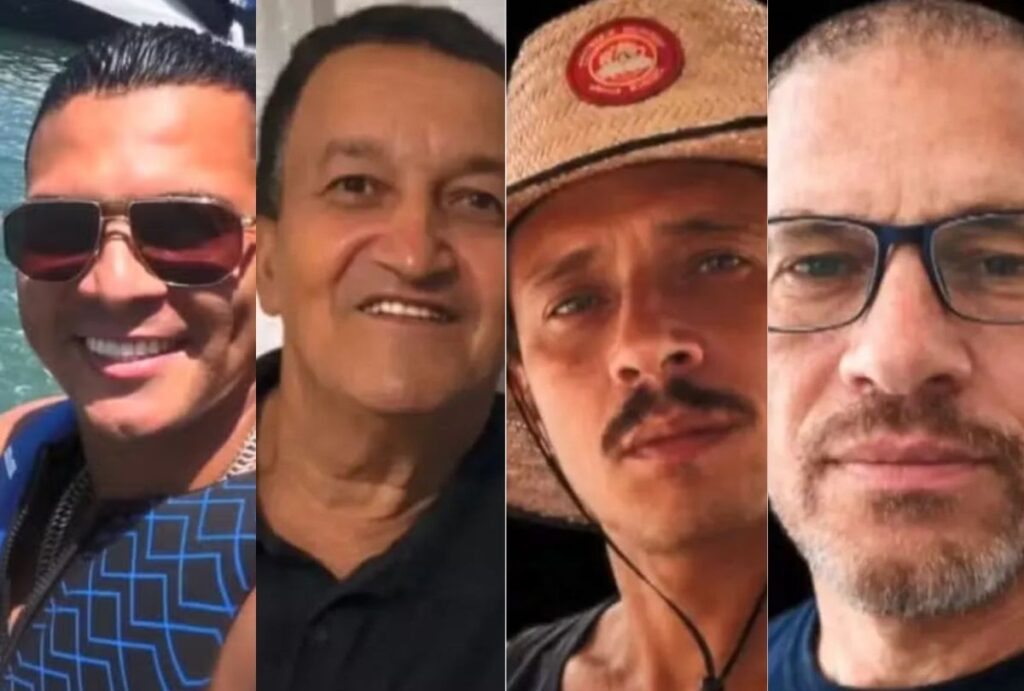 Vanderson Santana André, Ronival Moreira de Jesus, Ruan Moreira da Luz e Valdomiro Moreira de Jesus