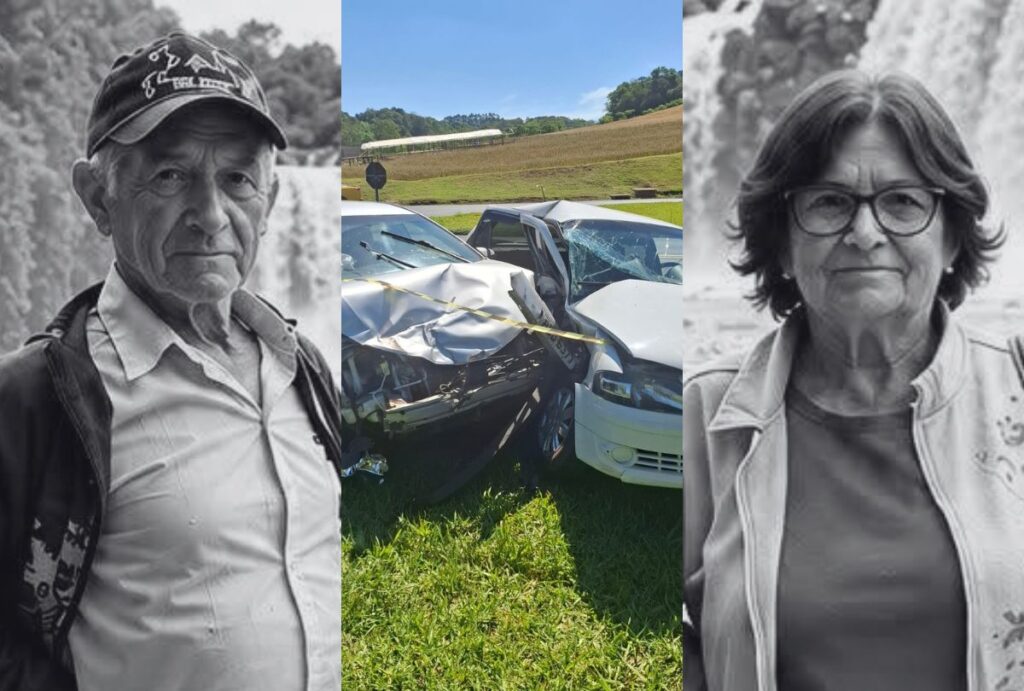 Os dois estavam em um VW Gol, com placas de Salto do Lontra, que bateu contra um Toyota Corolla, com placas de Realeza.