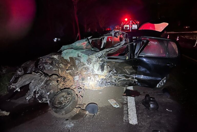 Acidente na BR-277 em Laranjeiras do Sul