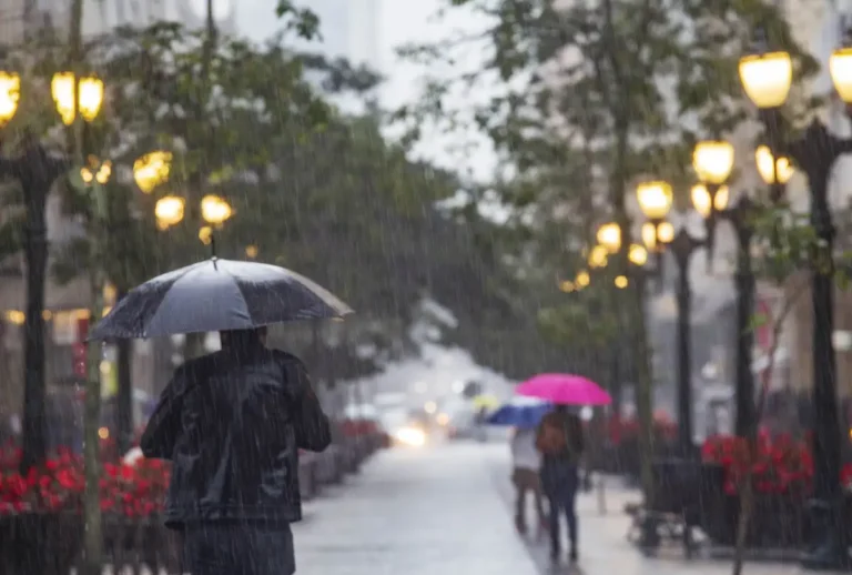 O Instituto Nacional de Meteorologia (Inmet) colocou 212 cidades do Paraná sob alerta para acumulado de chuva neste domingo (13)