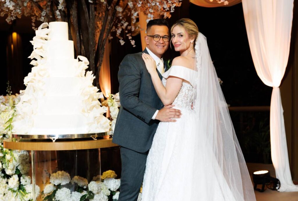 Bruno Avelar e a esposa