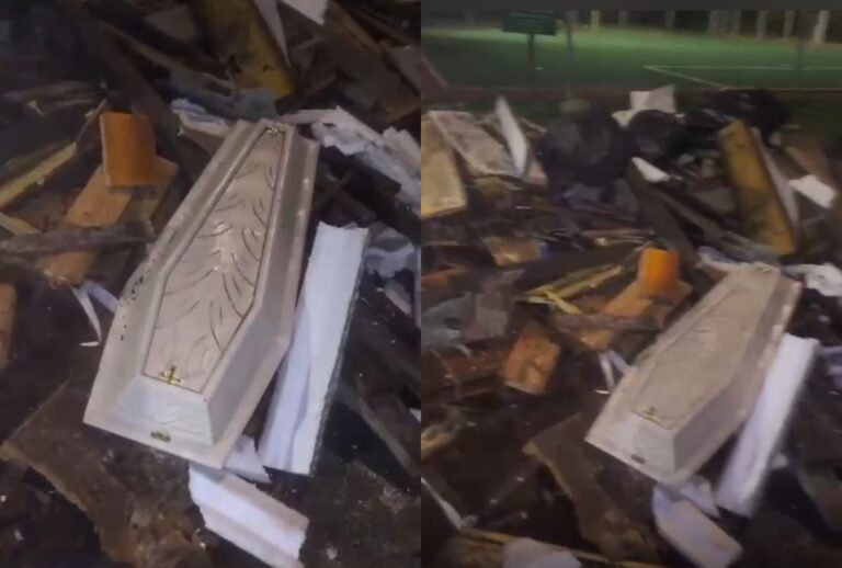Caixões encontrados