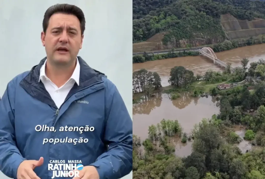 Chuvas no Paraná causam estragos e o governador Ratinho Junior se manifesta