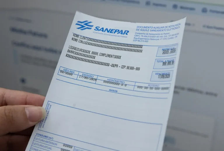 Conta de água da Sanepar vai ficar mais barata