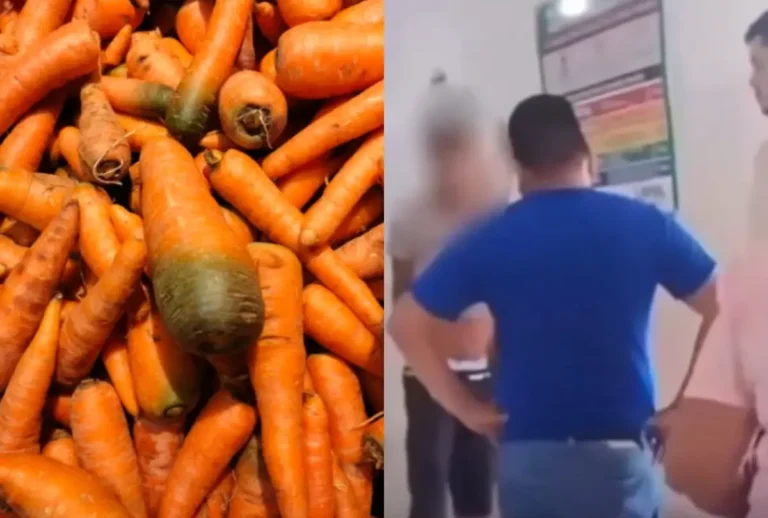 Um vídeo que voltou a circular nas redes sociais mostra um homem que foi até uma Unidade de Pronto Atendimento (UPA) com uma cenoura presa no ânus.
