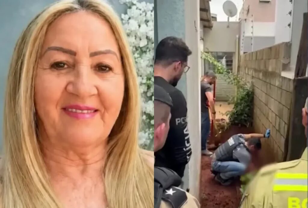 Aposentada Isabel Brilhador foi encontrada morta no quintal de casa em Campo Mourão. Namorado secreto é o principal suspeito e está preso.