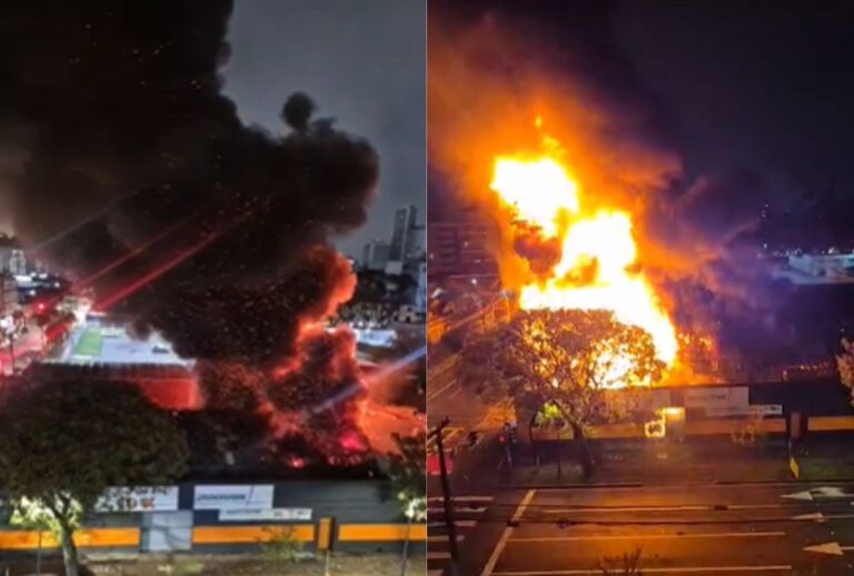 Incêndio em Curitiba