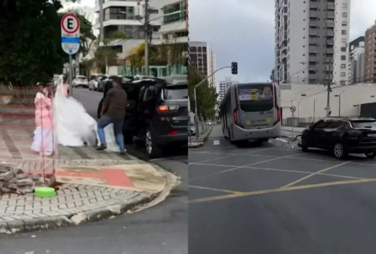 Noiva sofreu acidente a caminho do casamento