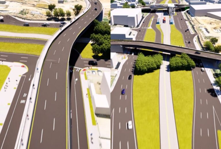 Novo viaduto em Curitiba