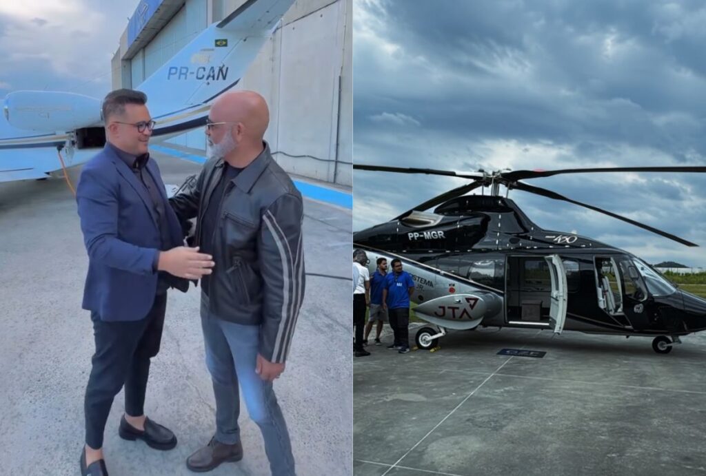 Até o momento, nenhum vestígio do helicóptero foi localizado.