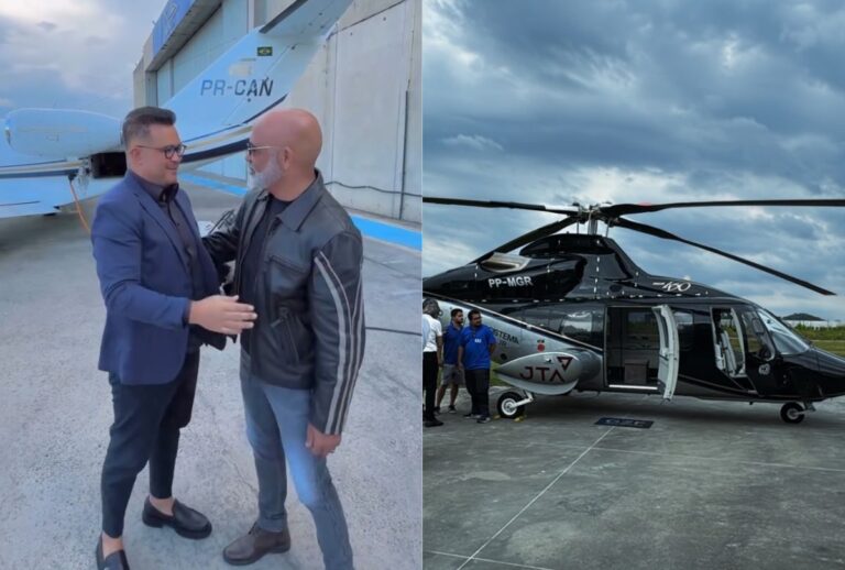 Até o momento, nenhum vestígio do helicóptero foi localizado.
