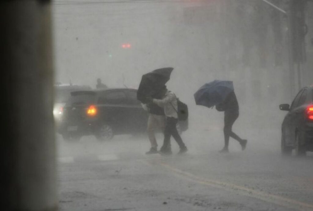 Alerta de tempestade do Inmet