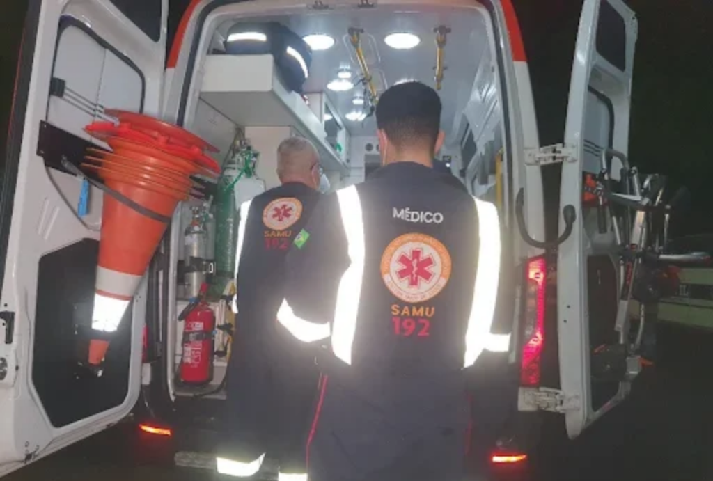 homem esfaqueado em Sarandi