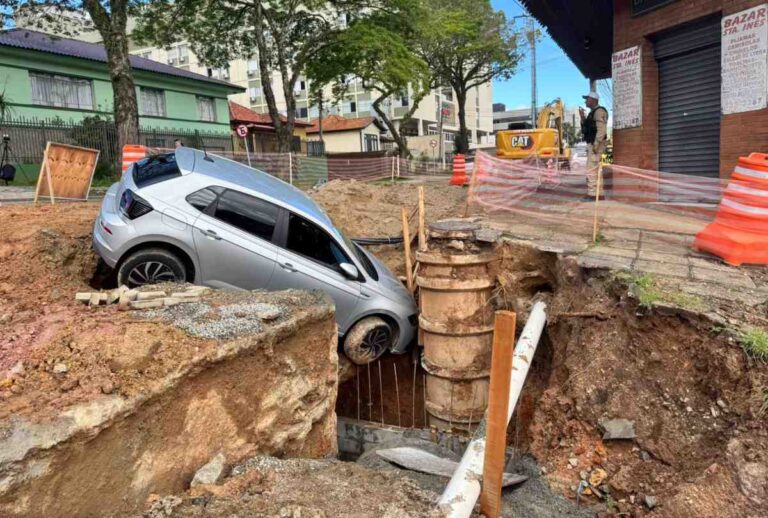 Acidente buraco Novo Inter 2