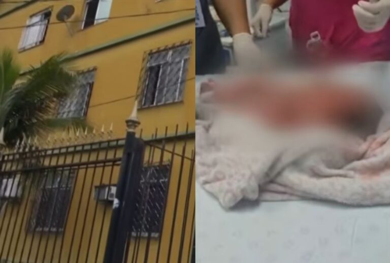Bebê encontrada em saco de lixo