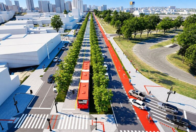 O certame é destinado à contratação do Lote 3 das obras de implantação do Eixo BRT Leste-Oeste, que ligará a Praça Rui Barbosa, no Centro da capital, à cidade de Pinhais, na Região Metropolitana.