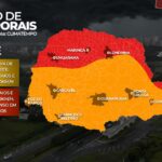 Chuva tem data para chegar e deve atingir várias regiões do Paraná