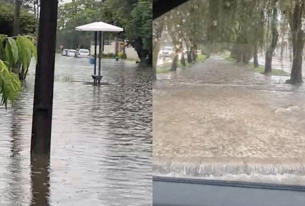 Curitiba registrou o maior volume de chuva em um único dia de 2026 neste sábado (24).