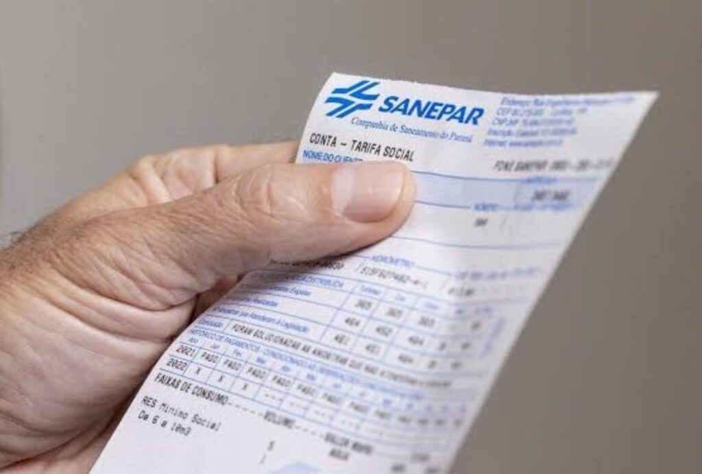 Contas sanepar