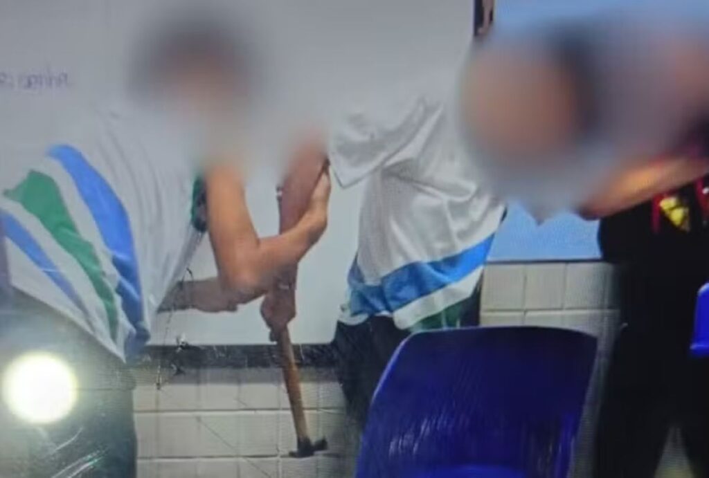 Estudante agredida