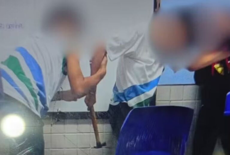 Estudante agredida