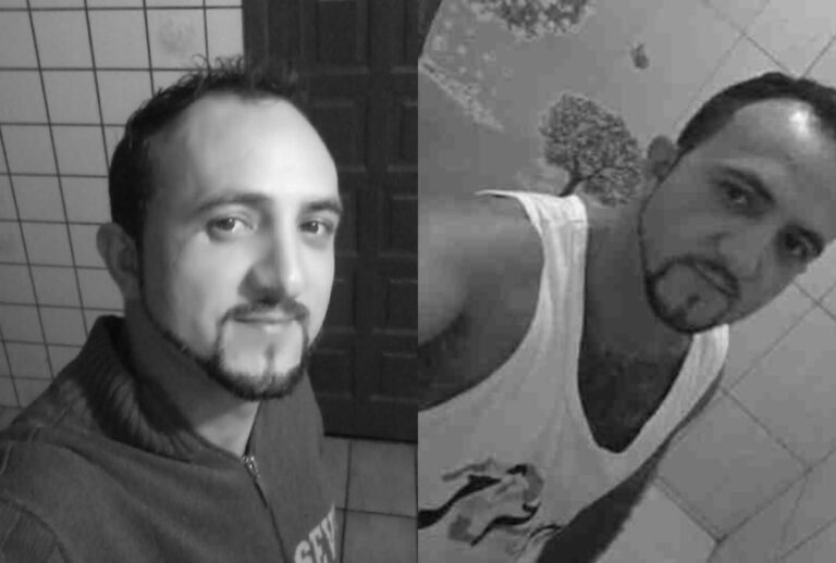 Homem de 42 anos foi morto a tiros após ser perseguido no meio da rua no Paraná. Vítima tentou pular muro para fugir.