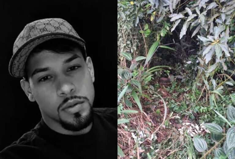 Jovem encontrado morto em Araucária foi identificado como João Pedro Ferreira da Silva, de 26 anos. Corpo tinha marcas de tiros e queimaduras.