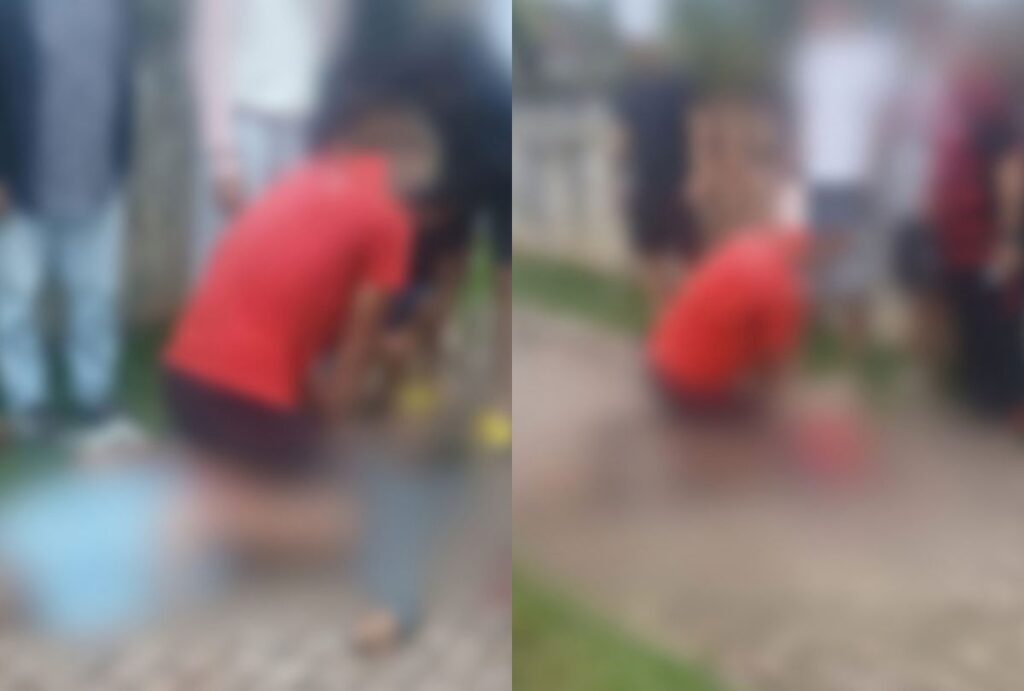 Um homem armado teria efetuado os tiros contra os dois jovens e fugido logo depois de bicicleta.