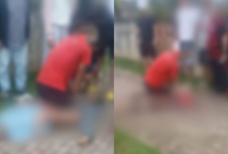 Um homem armado teria efetuado os tiros contra os dois jovens e fugido logo depois de bicicleta.