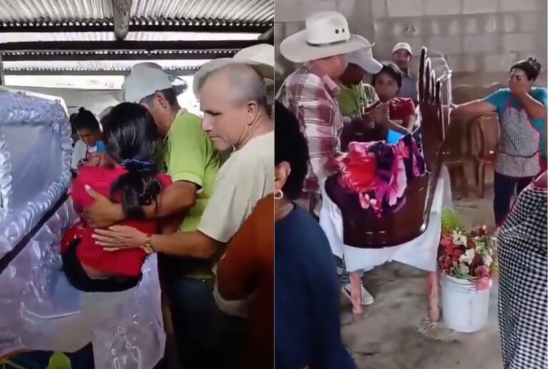 Menina acorda no velório