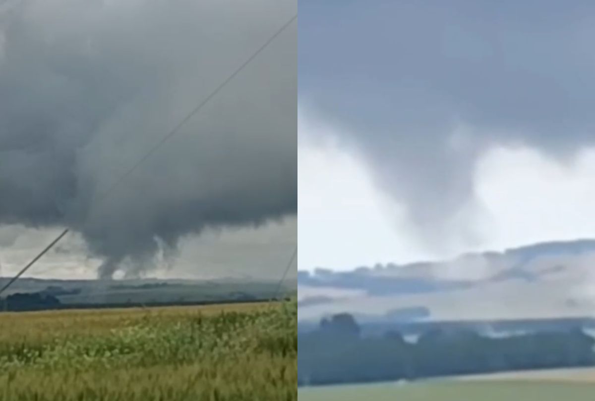 Simepar identifica formação rara de tornado no Paraná